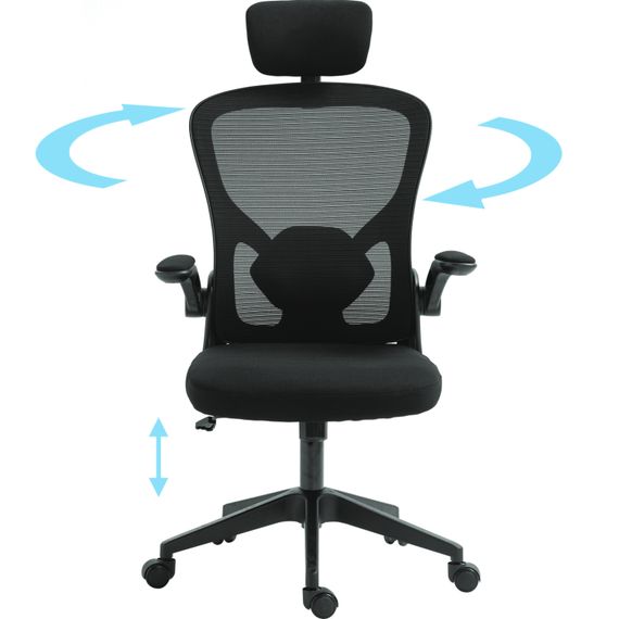 Крісло ігрове Sandberg ErgoFusion Gaming Chair Basic, чорне | Зображення 3
