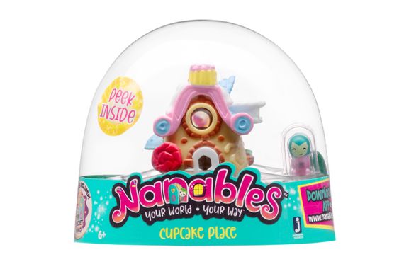 Игровая фигурка Jazwares Nanables Small House Город сладостей, Кондитерская Лучшие капкейки (NNB0010)