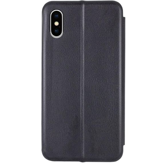 Кожаный чехол-книжка Classy для Apple iPhone XR (6.1") Черный | Зображення 1