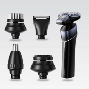 Набор для стрижки волос аккумуляторный 4 в 1 Maestro MR-675, водонепроницаемый, LED, USB
