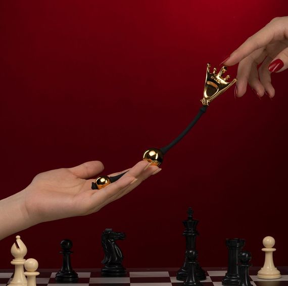 Вагінальні кульки Корольова (Ферзь) з колекції Шахи, UPKO The Chess Collection-Queen Sex Aura | Зображення 1