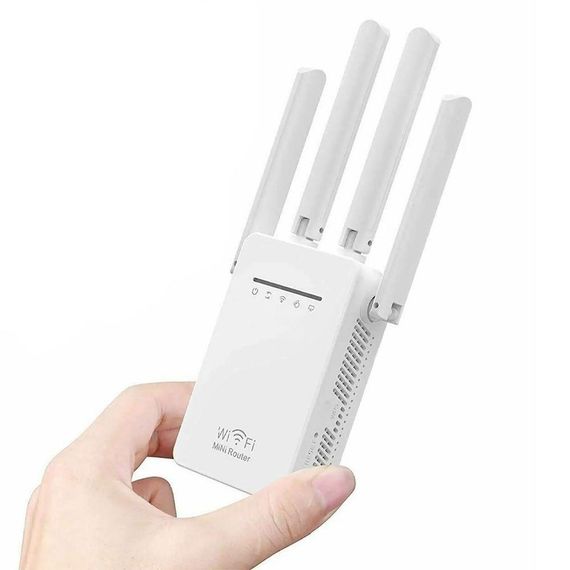 Бездротовий WiFi репітер на 4 антени, 300 Mbps, PIX-LINK LV WR09 / Підсилювач WiFi сигналу для дому / Ретранслятор | Зображення 2