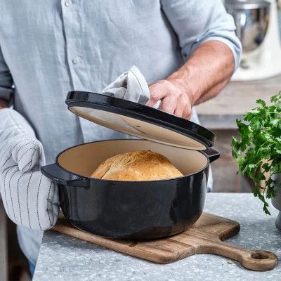 Каструля KitchenAid чавунна з кришкою 3,3 л Чорна (CC006058-001) | Зображення 5