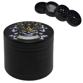 Гриндер Крешер Для Измельчения Табака "Skull Black V1"