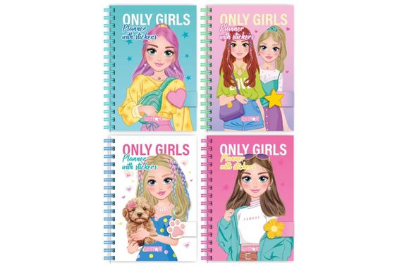 Блокнот для дівчаток LS-01 "Only Girls Planner" В6 Апельсин