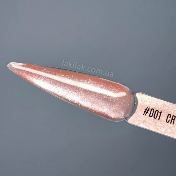 База для нігтів Victoria Avdeeva Crystal Cat Base 01 (рожеве золото з ефектом котячого ока) 12 мл HEMA & TPO FREE