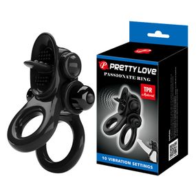 Эрекционное кольцо - Pretty Love Passionate Ring Black sexstyle