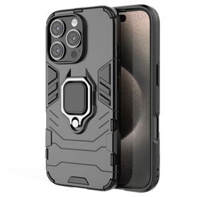 Чехол бампер Primolux Ring Armor для Apple iPhone 16 Pro Max - Black