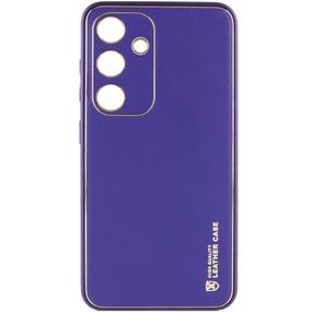 Кожаный чехол Xshield для Samsung Galaxy S23 Фиолетовый / Ultra Violet
