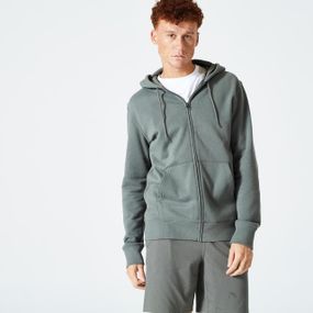 Толстовка чоловіча на блискавці хакі - 2XL.