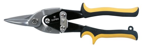 Ножницы по металлу TOPEX, 250 мм, прямые (01A427)