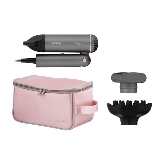 Фен Ardesto Pink Touch HD-R360PT 1300 Вт сірий | Зображення 6