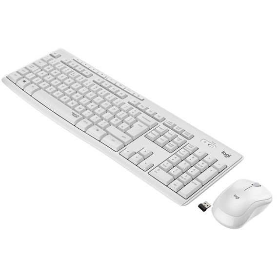 IT набір Logitech MK295 Silent Wireless Combo, US, Off-White (920-009824)