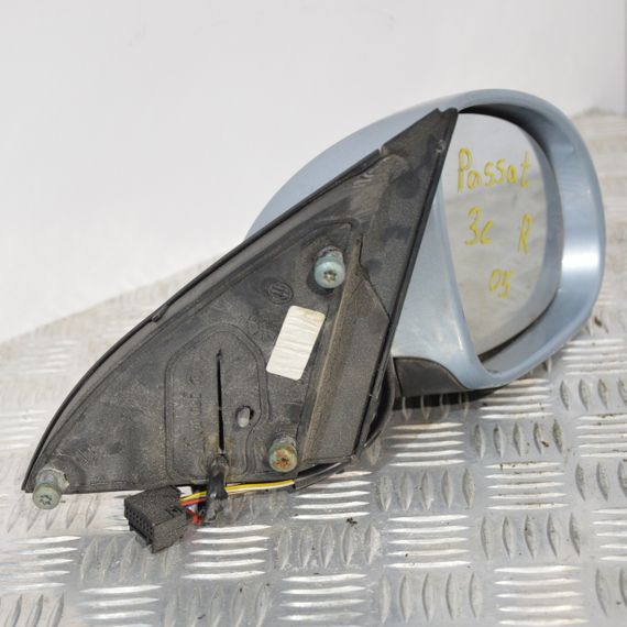 Дзеркало праве Volkswagen Passat B6 2005-2010 електричне 6 pin Дзеркало праве Фольксваген Пассат б6 580561 | Зображення 1
