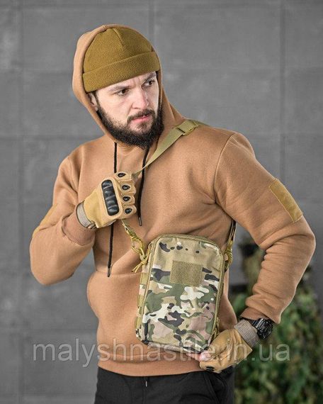 Тактическая сумка через плечо мультикам ДЛ6248 | Зображення 1