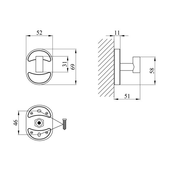 Гачок Kroner KRM Elbe - ACC2905-1 (CV022858) | Зображення 1