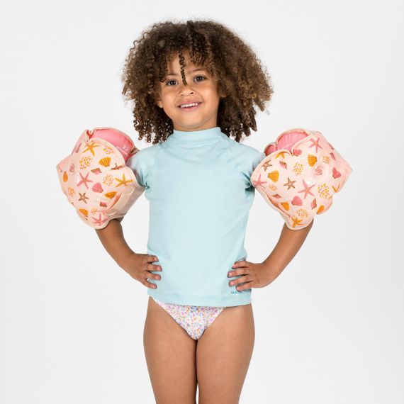 Пояс з нарукавниками Tiswim адаптивний для дітей 15-30 кг бежевий з принтом - One Size | Зображення 2