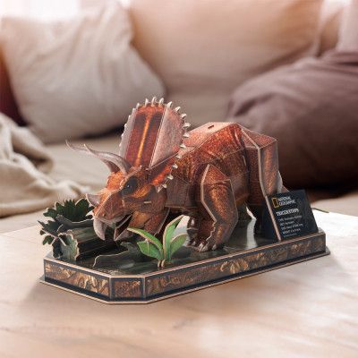 Пазл Cubic Fun 3D National Geographic Dino Трицератопс (DS1052h) | Зображення 2