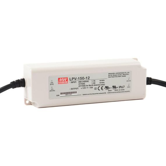 Блок живлення Mean Well LPV-150-12 (120W 10A 12V IP67) Series "LPV" | Зображення 1