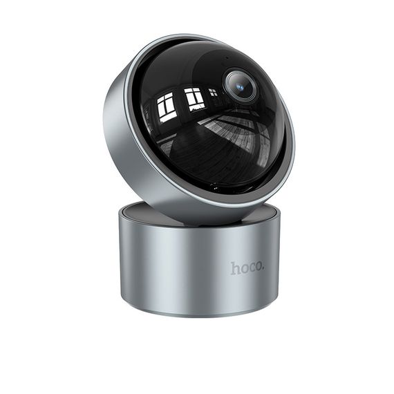 Камера відеоспостереження Hoco D5 Indoor PTZ HD Silvery gray | Зображення 5
