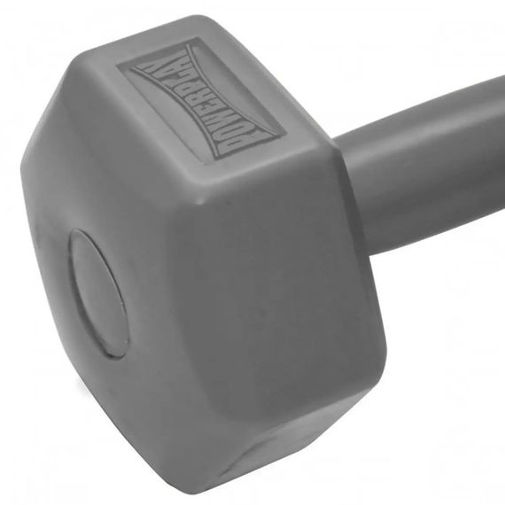 Гантель композитна PowerPlay 4124 Hercules 4 кг, Сіра 1 шт (PP_4124_4kg) | Зображення 2