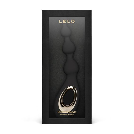 Анальные бусы с вибрацией LELO Soraya Beads Black, разный диаметр бусин, 8 режимов sexstyle | Зображення 5