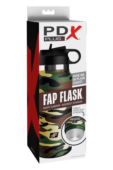Мастурбатор в колбе Pipedream PDX Plus Fap Flask нереалистичный, 23.8 см Sex Aura | Зображення 6