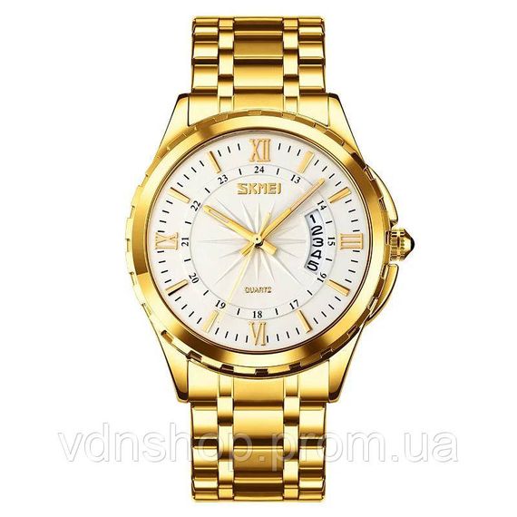 Чоловічі годинники класні SKMEI, Кварцові чоловічі годинники на браслеті наручні JD-44