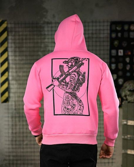 Мілітарі худі на флісі GENESIS AK47 pink ПП8070 | Зображення 3