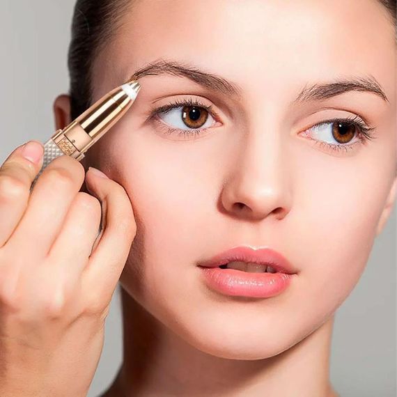 Жіночий тример для брів 2в1, з USB та 2-ма насадками, Blawless MA-3, Рожевий / Акумуляторний епілятор для обличчя | Зображення 5