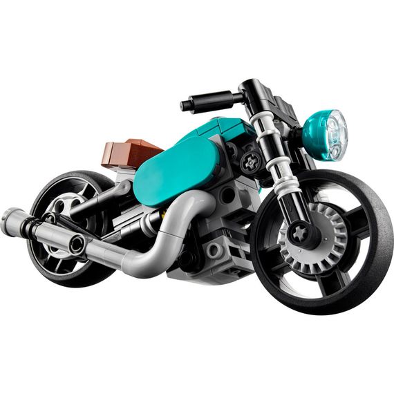 Конструктор LEGO Creator Вінтажний мотоцикл 128 деталей (31135) | Зображення 1