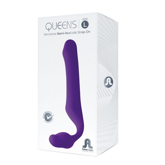 Безремневой страпон Adrien Lastic Queens L, регулируемый изгиб, диаметр 3,8 см | Зображення 3