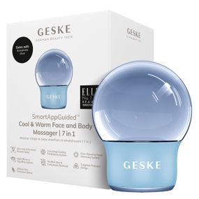 Масажер для обличчя і тіла GESKE Cool&Warm Face and Body Massager 7в1 aquamarine