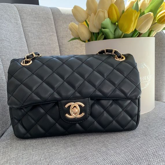 Жіноча сумка Chanel чорна 25*16*9 | Зображення 1
