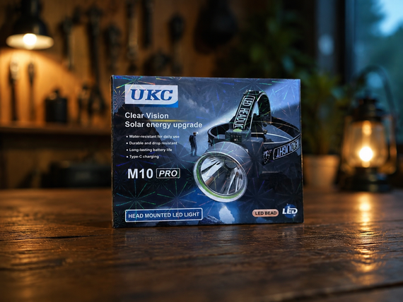 Налобный Фонарик M 10 pro / Мощный LED-светодиодный фонарь / Фонарик с зарядкой от Type-C | Зображення 3