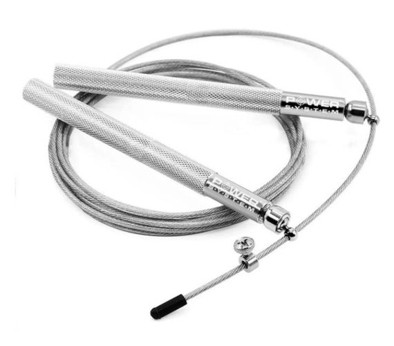 Скакалка швидкісна Power System PS-4064 Ultra Jump Rope Silver 2,75 м (PS_4064_Silver)