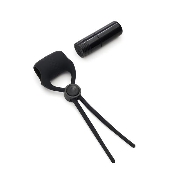 Ерекційне віброкільце-ласо So Divine MEN – регульоване, з віброкулею, силікон, водозахист, USB-зарядка | Зображення 3