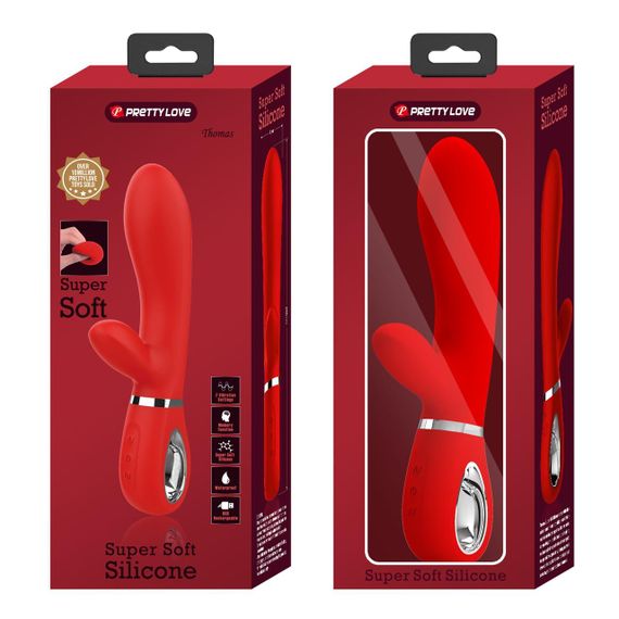 Вібратор PRETTY LOVE THOMAS USB RED 7 function Sex Aura | Зображення 5