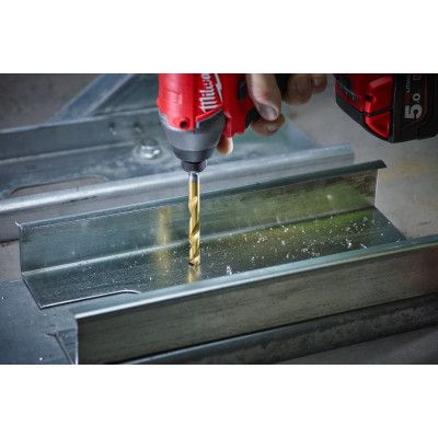 Сверло Milwaukee по металлу RedHEX HSS-G TiN, 6 мм, (10шт) (4932478181) | Зображення 1
