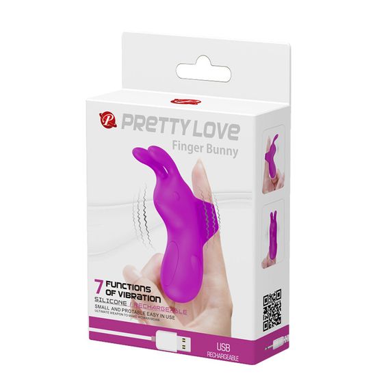 Кліторальний стимулятор на палець Pretty Love - Finger Bunny, BI-014605 sexstyle | Зображення 8