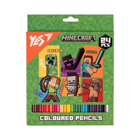 Олівці кольорові YES 24 кол Minecraft Heroes (290740)