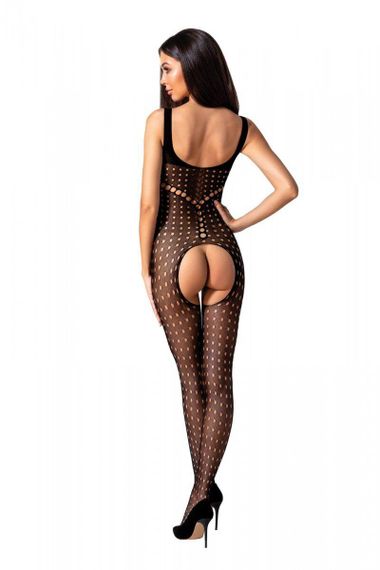 Бодістокінг з доступом до інтимних місць Passion BS078 black Sex Aura | Зображення 2