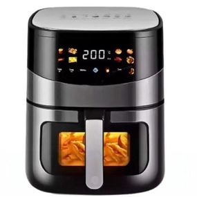 Фритюрница без масла прочная Rainberg RB-2295 3800 Вт, Аерогриль з режимом смаження XY-881 без олії