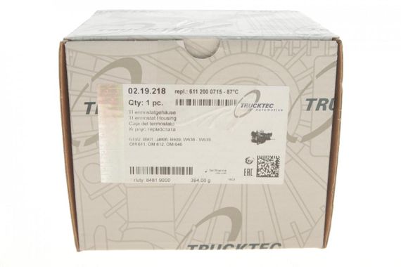 Термостат Mercedes Benz Vito W638 2.2CDI Sprinter 2.2-2.7CDI 87°C  6112000715  02.19.218 | Зображення 3