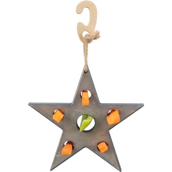 Іграшка Trixie для гризунів Зірка для ласощів сіра 14х17 см | Зображення 3