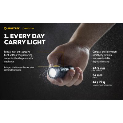 Фонарь Armytek Prime C1 Pro Marnet USB White (F07901C) | Зображення 1