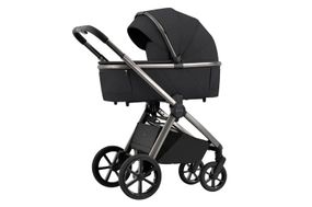 Коляска універсальна CRL-6530 "Omega" Absolute Black 2в1 CARRELLO