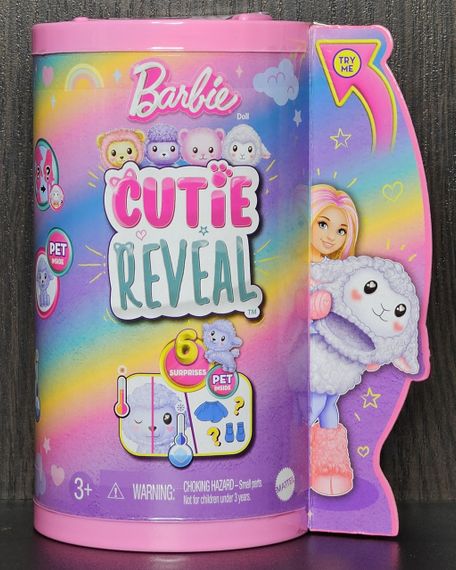 Лялька-сюрприз Barbie Cutie Reveal Chelsea Lamb Plush Челсі в костюмі, Ягнятко Барбі Милашка проявляшка | Зображення 6