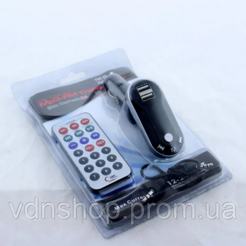 Fm модулятор для автомобиля, Устройство для передачи аудио в авто, Fm-модулятор хороший звук BW-12 | Зображення 7