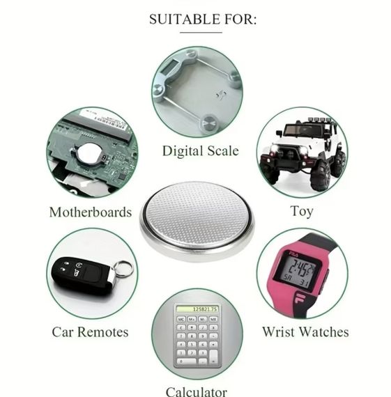 Літієва батарейка-таблетка CR2032 для дрібної техніки | Зображення 5